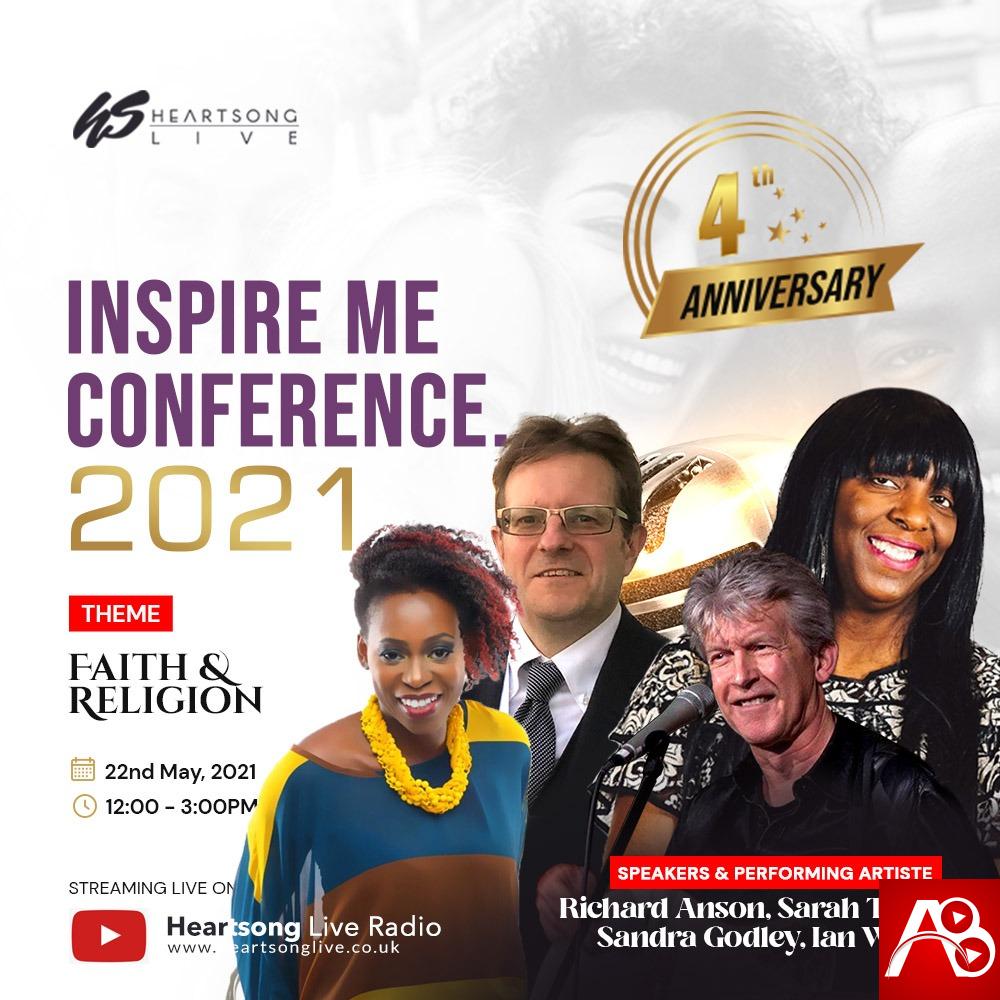 HeartsongLive set for Inspire Me Conference 2021 to mark 4th Anniversary | May 22, 2021