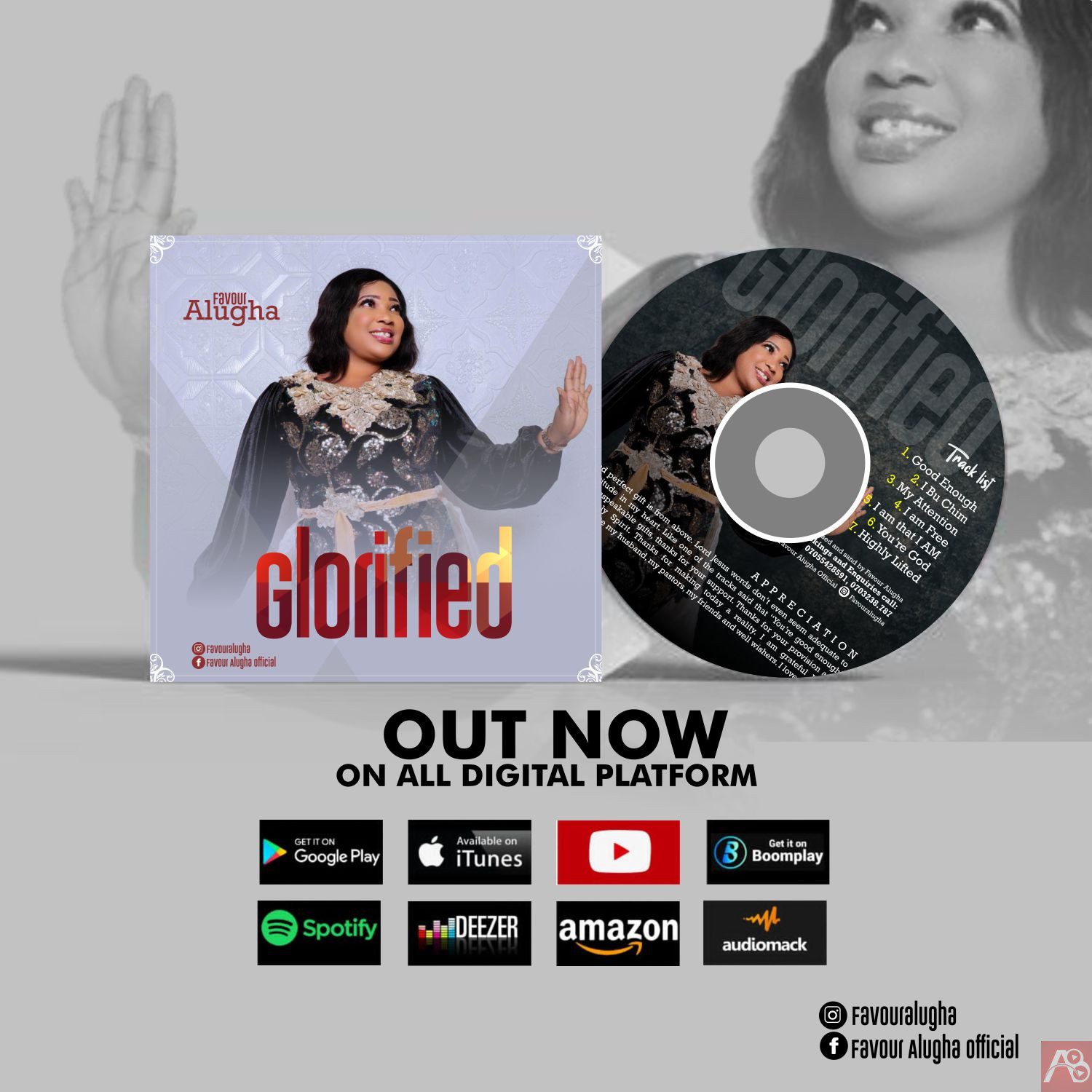 [Album] Favour Alugha - Glorified Mp3 Download