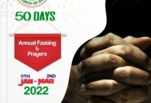 rccg fasting prayer points 2022